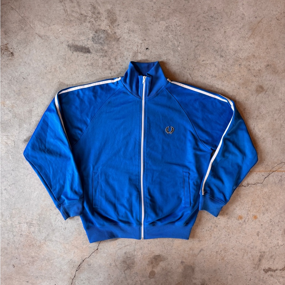 Blue Fred Perry Track Jacket